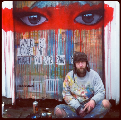 My Dog Sighs street art TheP 02