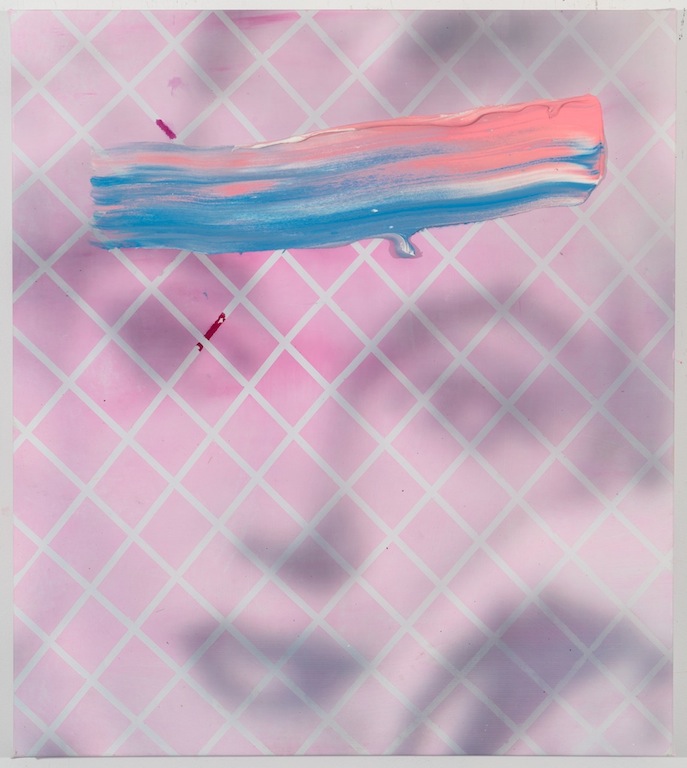 'Pink Eye' 32 x 36 acrylic and inkjet on canvas 2013